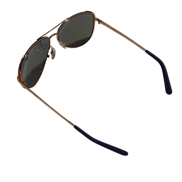Michael Kors Sunglasses Aviator Chelsea Rose Gold Purple Mirror MK 5004 w Case main image 11
